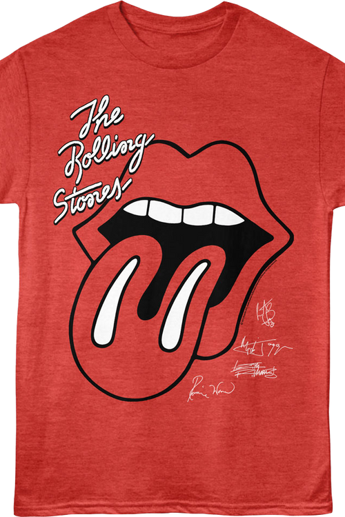 Autographs Rolling Stones T-Shirt