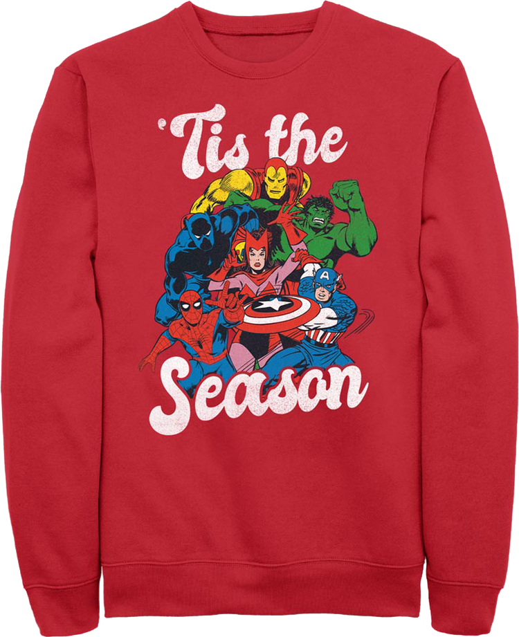 Avengers 'Tis The Season Marvel Comics Sweatshirt