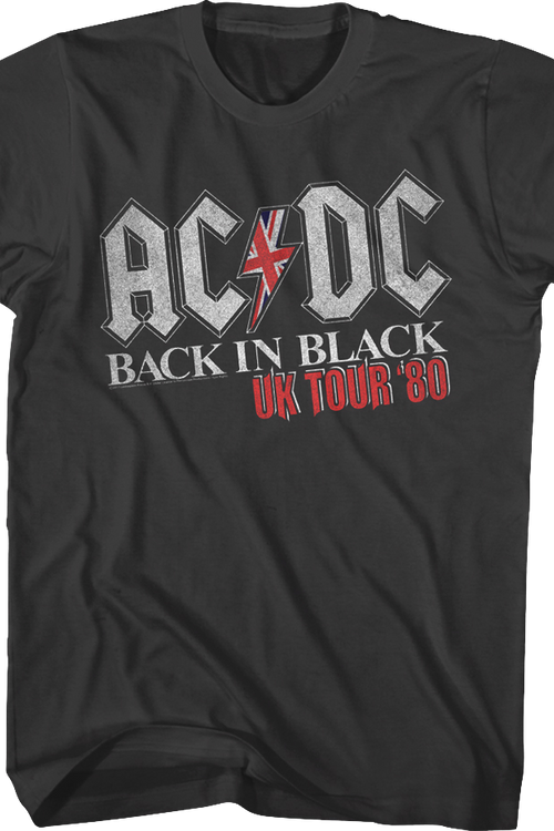 Back In Black UK Tour ACDC T-Shirt