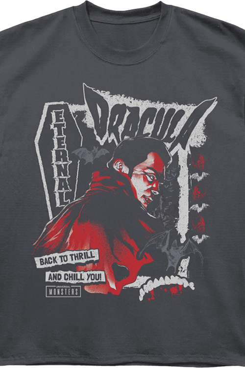 Back To Thrill And Chill You Dracula Oversized T-Shirt
