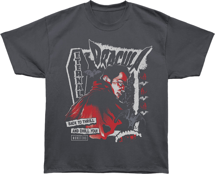 Back To Thrill And Chill You Dracula Oversized T-Shirt