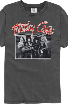 Backstage Photo Motley Crue Comfort Colors Brand T-Shirt