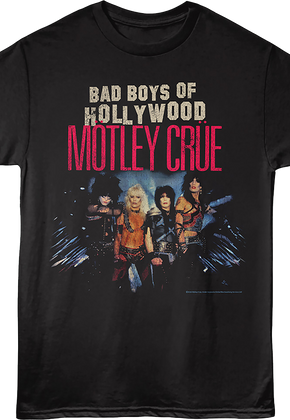 Bad Boys Of Hollywood Photo Motley Crue T-Shirt