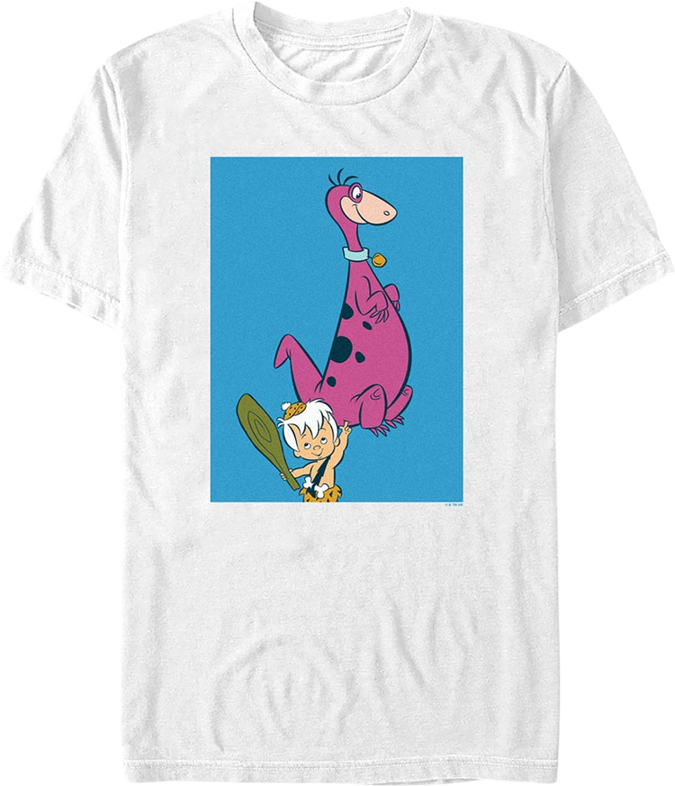 Bamm-Bamm Lifting Dino Flintstones T-Shirt