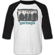 Band Photo Garbage Raglan Baseball Shirt thumbnail