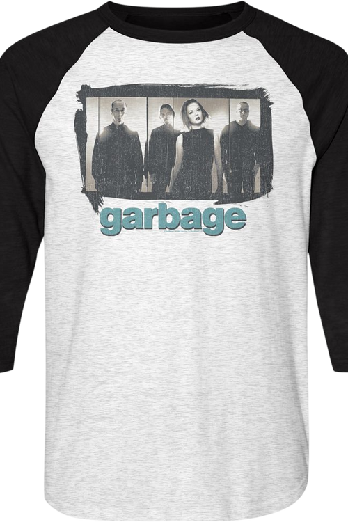 Band Photo Garbage Raglan Baseball Shirt