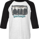 Band Photo Garbage Raglan Baseball Shirt thumbnail