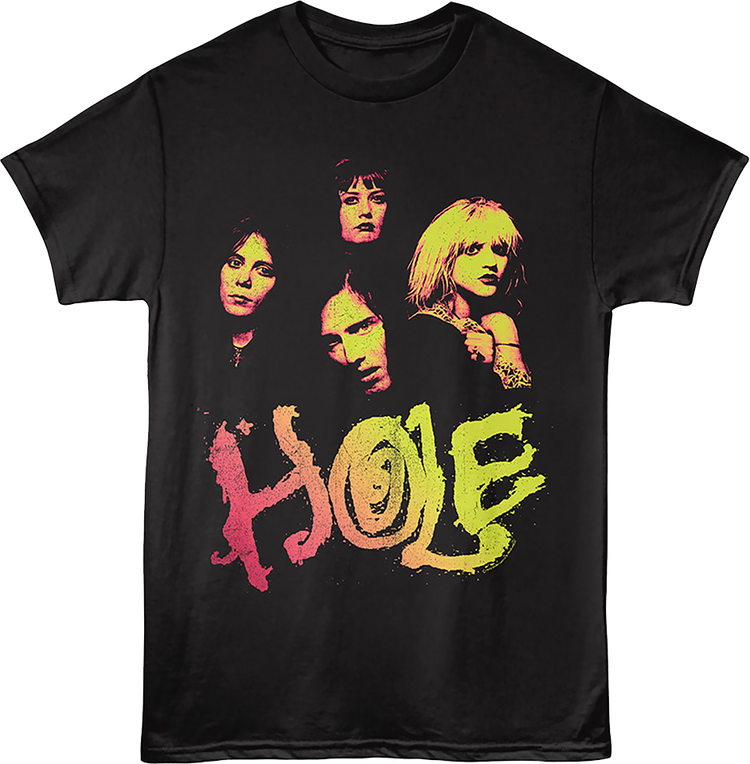 Band Photo Hole T-Shirt