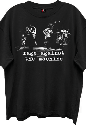 Band Photo Rage Against The Machine Oversized T-Shirt