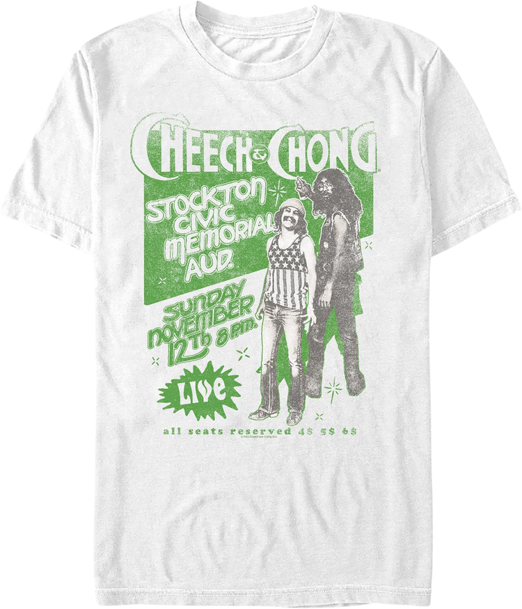 Live Poster Cheech And Chong T-Shirt