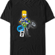 Bart Simpson Motocross Simpsons T-Shirt thumbnail