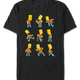 Bart Simpson Poses Simpsons T-Shirt thumbnail