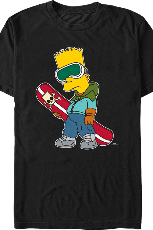 Bart's Snowboard Simpsons T-Shirt