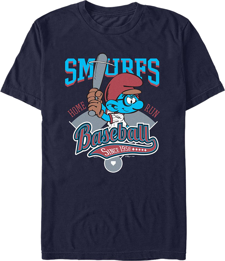 Baseball Logo Smurfs T-Shirt