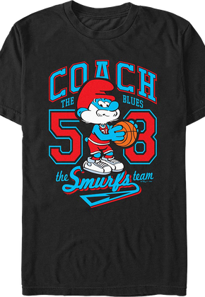 Basketball Coach Smurfs T-Shirt