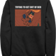 Batman Trying To Get Out Of Bed DC Comics Sweatshirt thumbnail