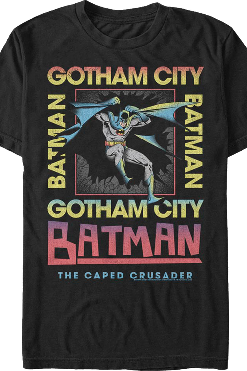 Batman Gotham City's Caped Crusader DC Comics T-Shirt