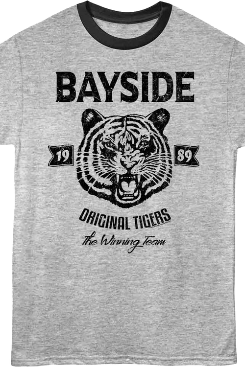 Bayside Original Tigers Saved By The Bell Ringer Shirt