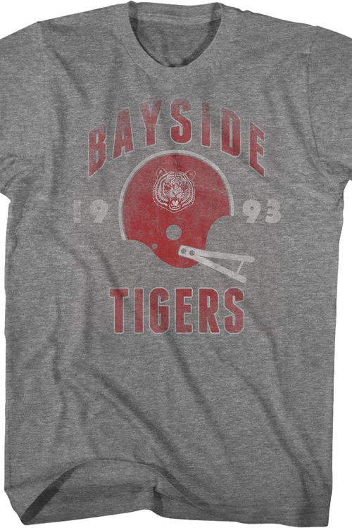 Bayside Tigers Football Helmet Saved By The Bell T-Shirt