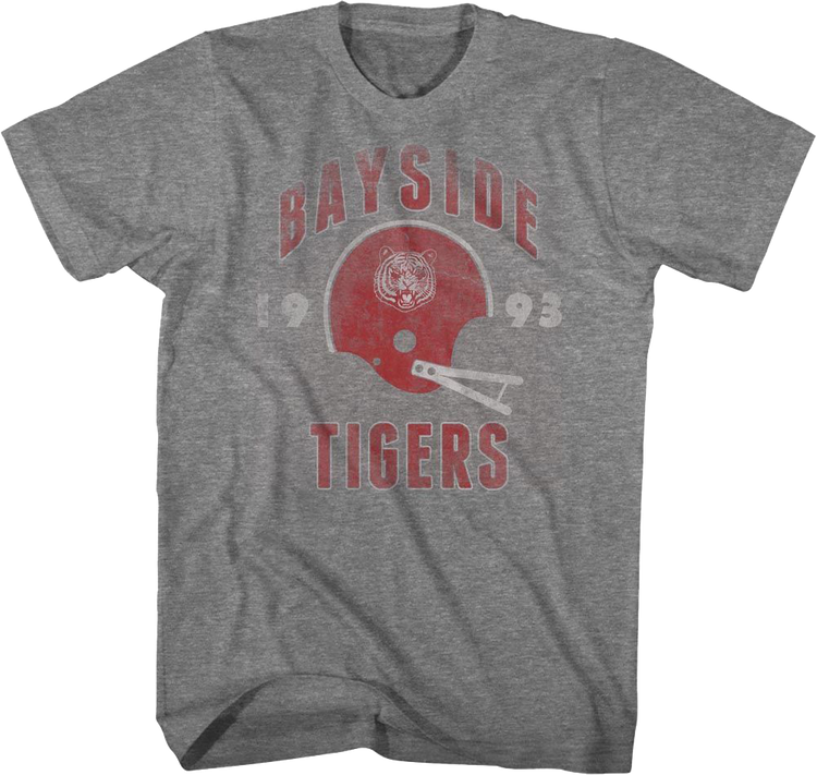 Bayside Tigers Football Helmet Saved By The Bell T-Shirt