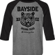 Bayside Tigers Saved By The Bell Raglan Baseball Shirt thumbnail