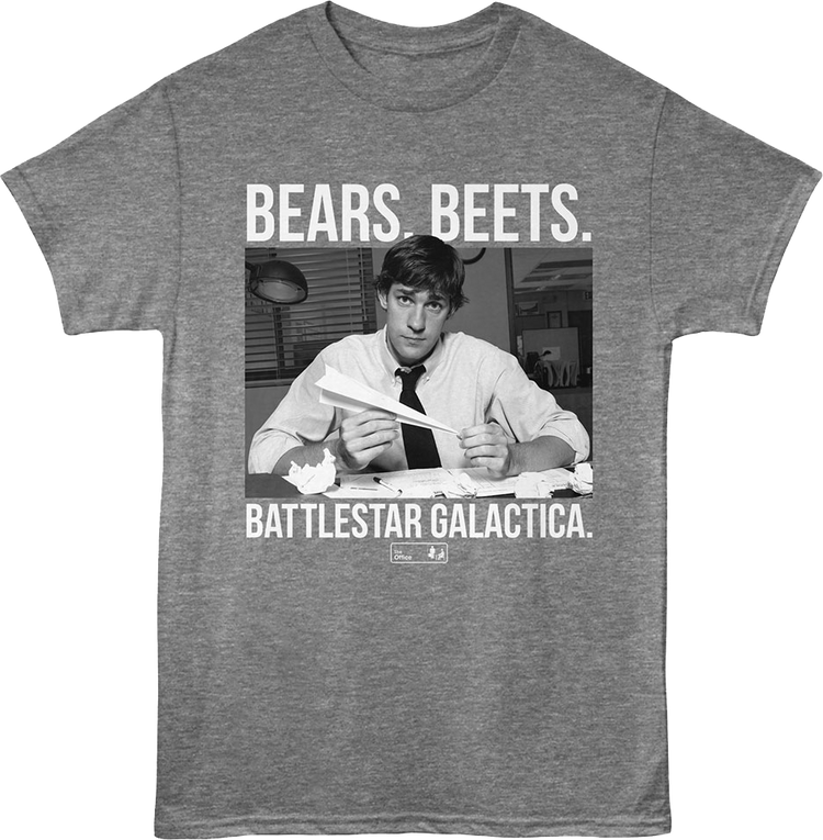 Bears Beets Battlestar Galactica The Office T-Shirt