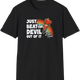 Printify Just Beat The Devil Out Of It Bob Ross T-Shirt thumbnail