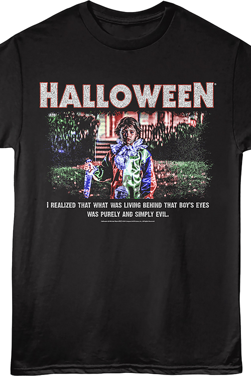Behind That Boy's Eyes Halloween T-Shirt