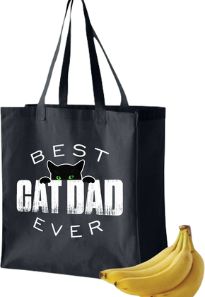 Best Cat Dad Ever Tote Bag