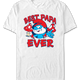 Best Papa Ever Smurfs T-Shirt thumbnail
