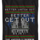 Better Watch Out Faux Ugly Christmas Sweater Amityville Horror T-Shirt thumbnail