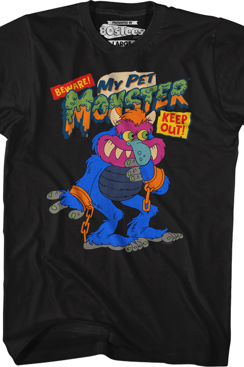 Beware Keep Out Illustration My Pet Monster T-Shirt