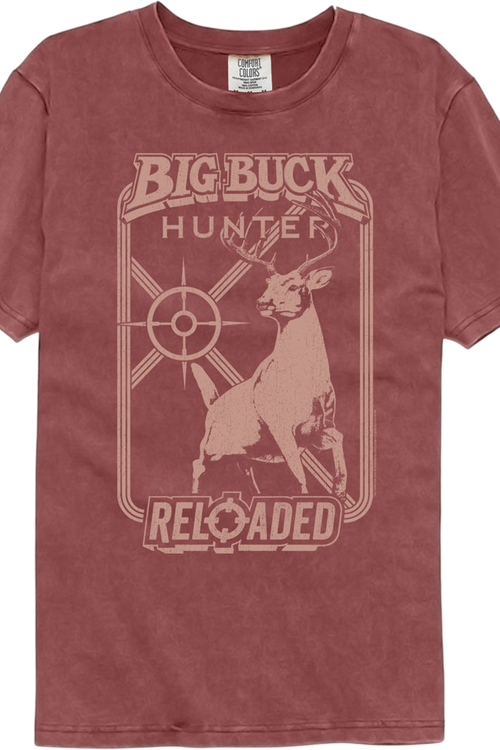 Big Buck Hunter Monochrome Target Comfort Colors Brand T-Shirt