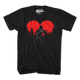 Bigfoot Heart Sun T-Shirt thumbnail