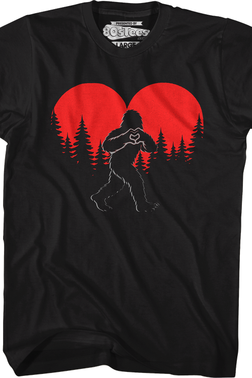 Bigfoot Heart Sun T-Shirt