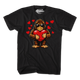 Bigfoot Valentine's Day Heart T-Shirt thumbnail