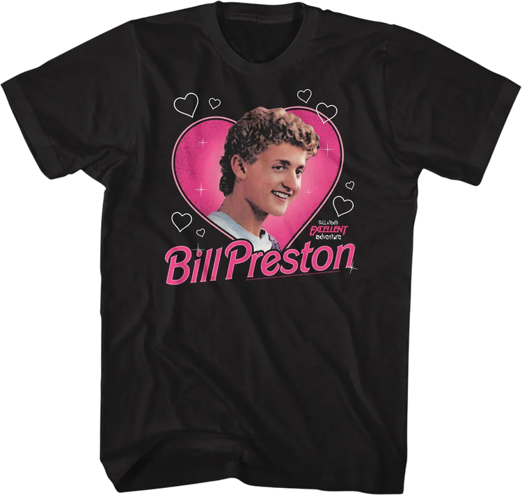 Bill Preston Hearts Bill & Ted's Excellent Adventure T-Shirt
