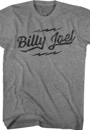 Lightning Bolt Logo Billy Joel T-Shirt