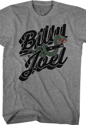 Dagger & Snake Logo Billy Joel T-Shirt
