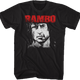 Black and White Face Rambo T-Shirt thumbnail