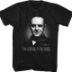 Black And White Hannibal Lecter Silence Of The Lambs T-Shirt thumbnail