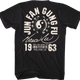 Black And White Jun Fan Gung Fu Bruce Lee T-Shirt thumbnail