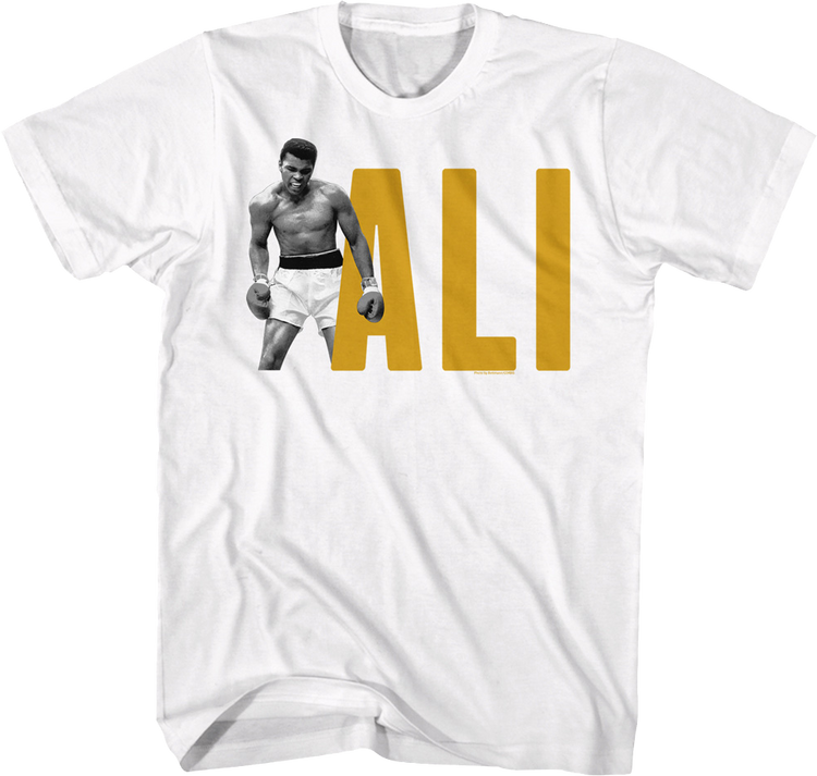 Black And White Knockout Pose Muhammad Ali T-Shirt