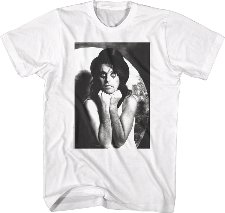Black And White Photo Alice Cooper T-Shirt