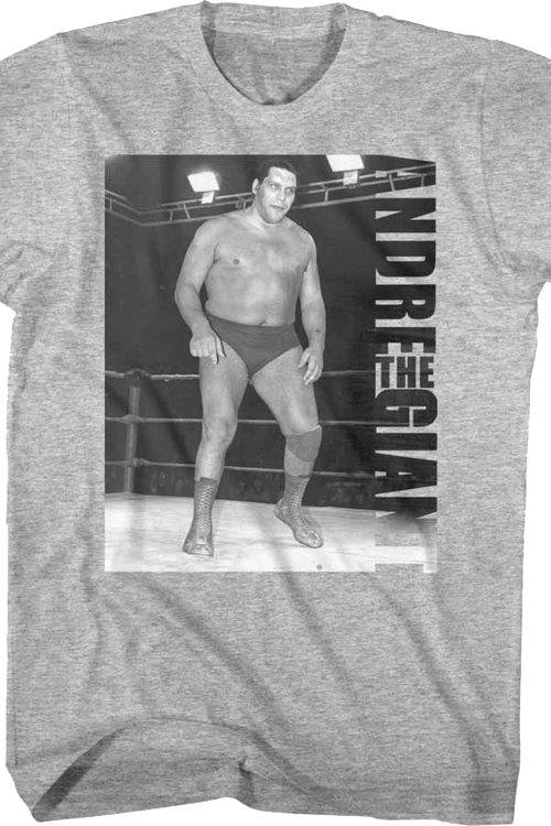 Black And White Photo Andre The Giant T-Shirt