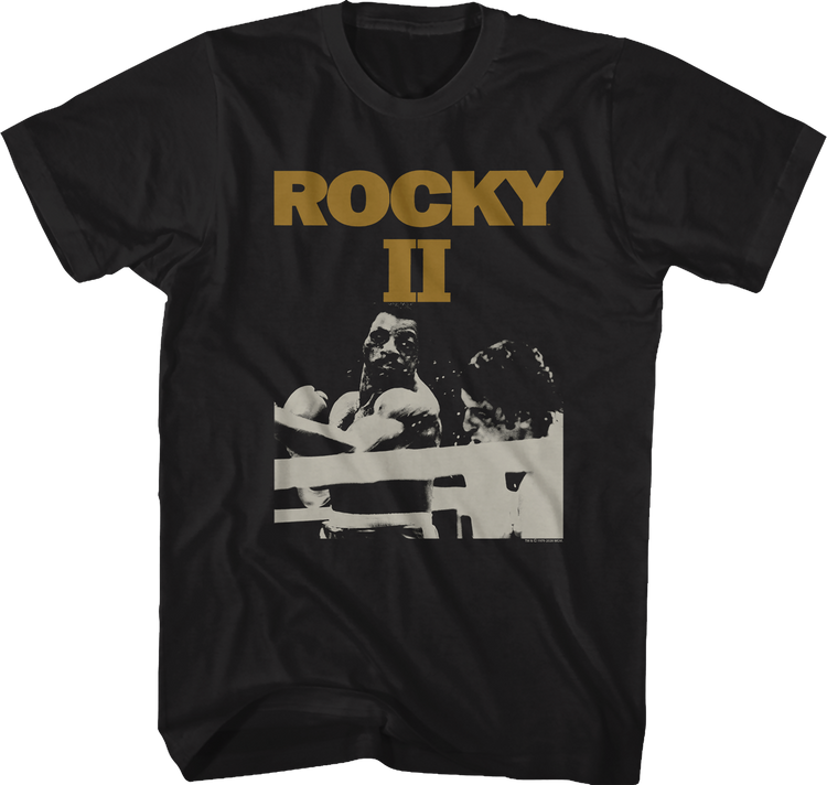 Black and White Rocky II T-Shirt
