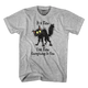 Black Cat Everything Is Fine T-Shirt thumbnail