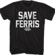 Black Distressed Save Ferris Bueller T-Shirt thumbnail