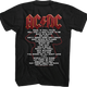 Black Ice World Tour ACDC T-Shirt thumbnail