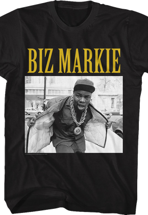 Black Photo Biz Markie T-Shirt